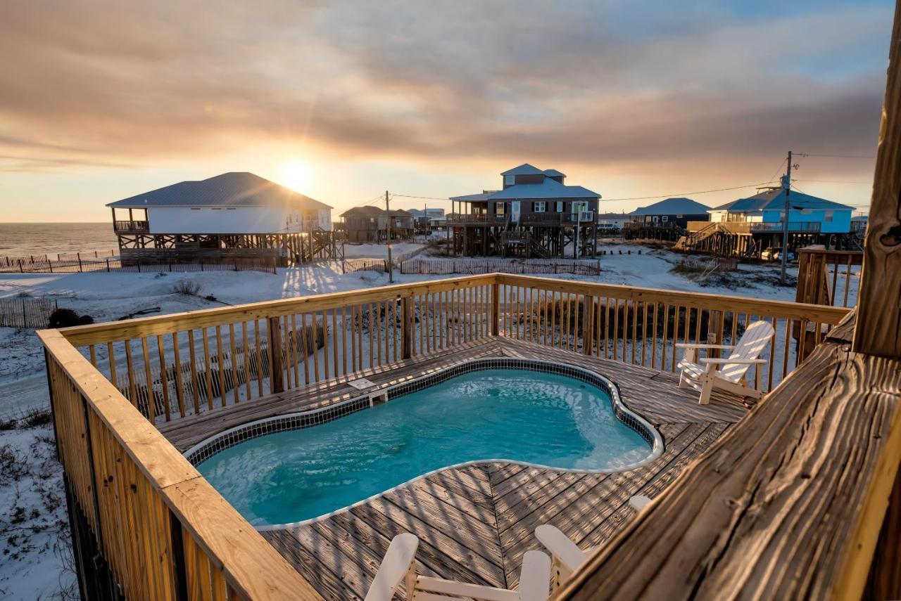 Island Time II - Private Heated Pool - Pet Friendly! Only 100 Feet From The Gulf - Built With Amazing Views In Mind! Home Dauphin Island Exterior photo